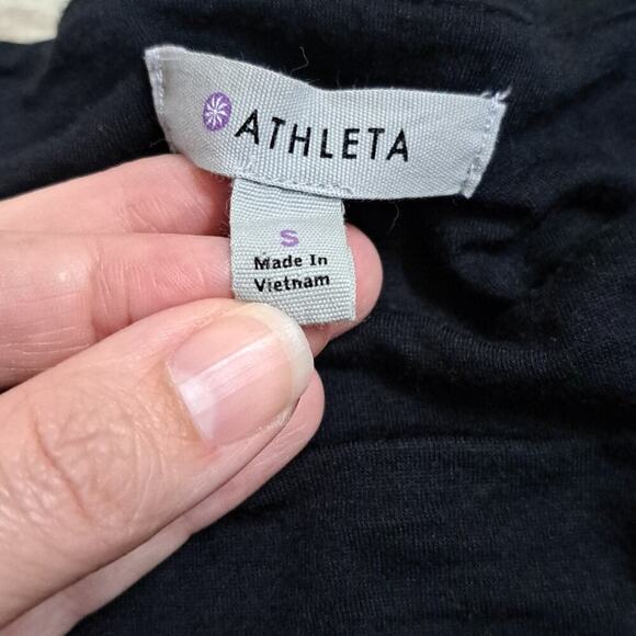 ATHLETA size small black stretch dress, wore 2x! - Picture 5 of 6